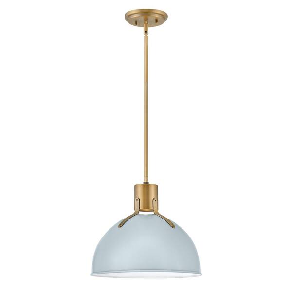 Argo 1-Light Pale Blue Pendant Light