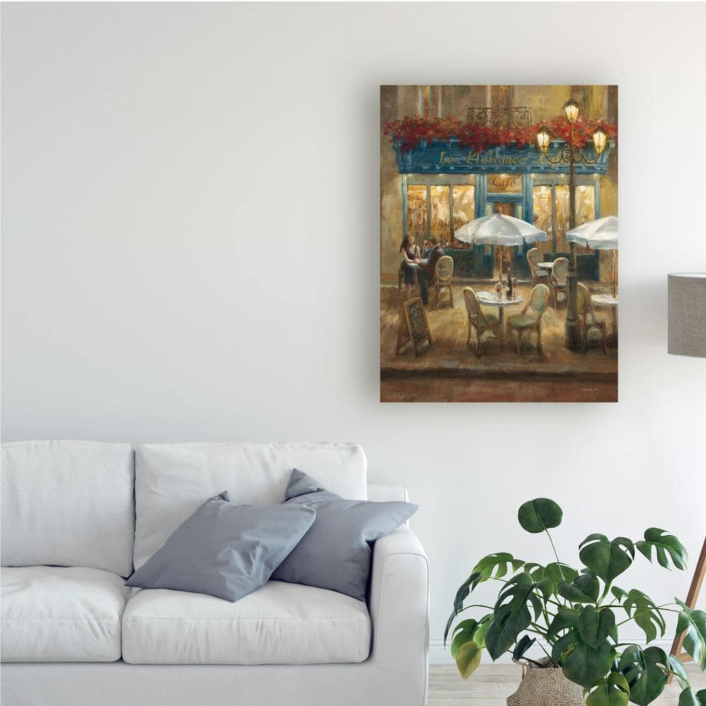 Paris Cafe I 14x19 Giclee Canvas Wall Art