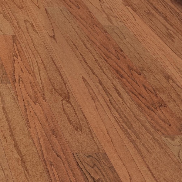 Stratford Red Oak 3/8 in. T X 5.375 in. W Click Lock Smooth Engineered Hardwood Flooring (27.5 sq.ft./case)