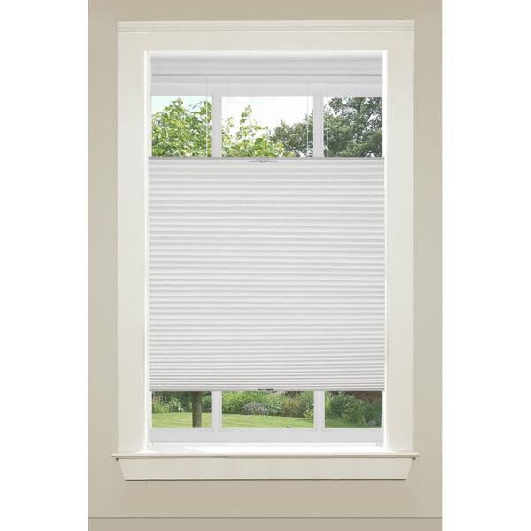 Harper Lane Top Down/Bottom Up White Cordless Cellular Shade - 29