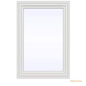 23.5 in. x 35.5 in. V-2500 Series White Vinyl Picture Window w/ Low-E 366 Glass