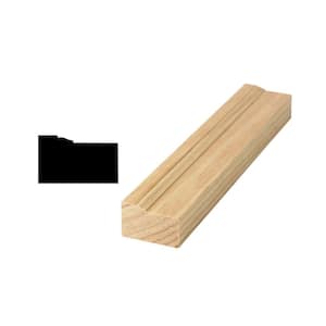 WM 180 1-3/16 in. x 2 in. x 96 in. Solid Pine Brickmould Moulding