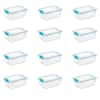 Sterilite 12 Qt Plastic Storage Bin Container Clear Gasket Sealed Box, (24  Pack), 24pk - Fred Meyer