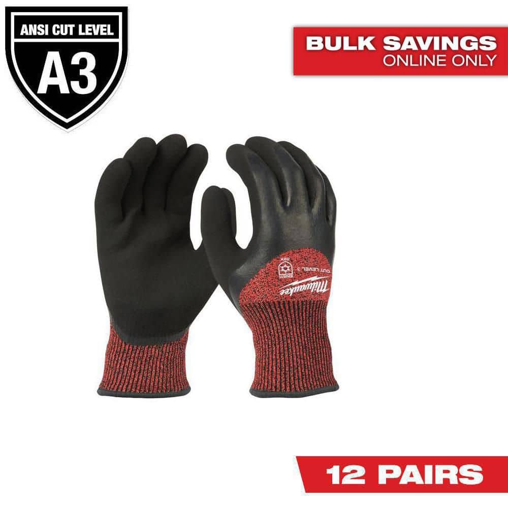 Milwaukee XX-Large Red Latex Level 3 Cut Resistant Insulated