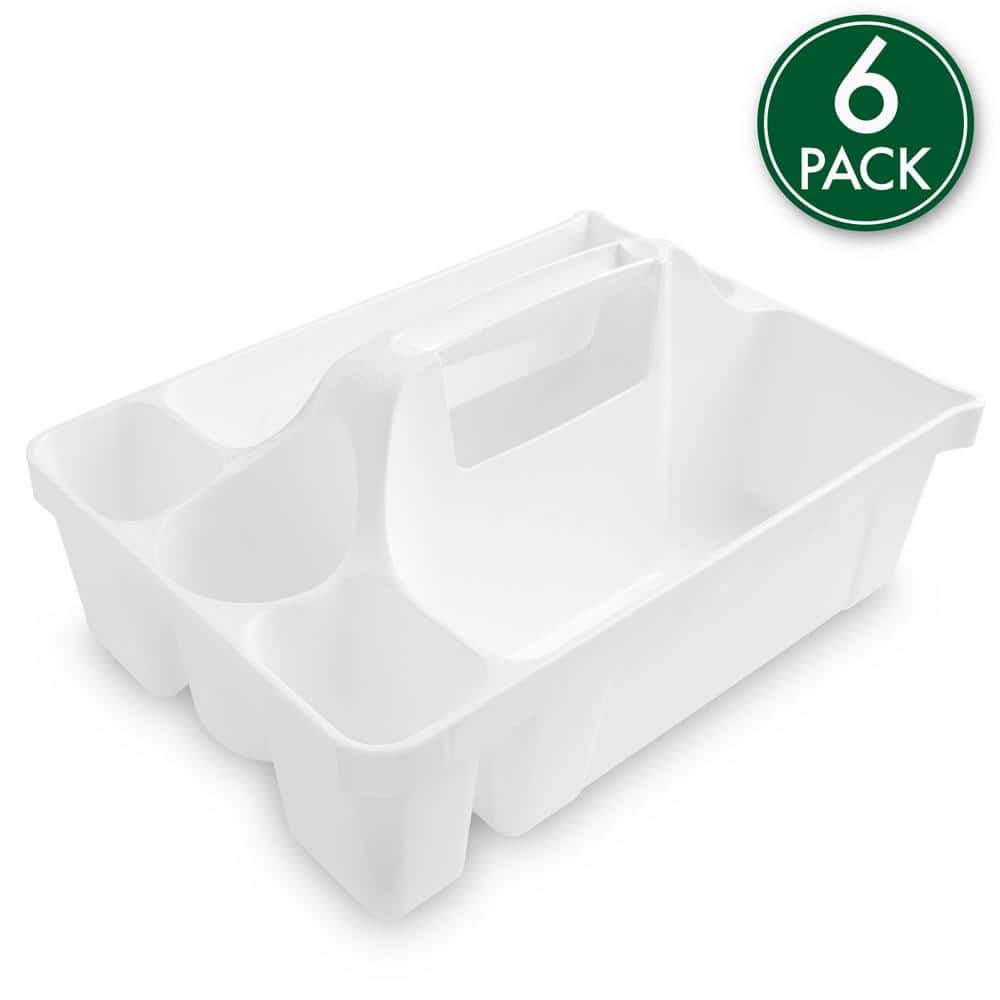 Libman 16 in. x 12 in. Deluxe Maid Cleaning Caddy (6-Pack) 1859 - The ...