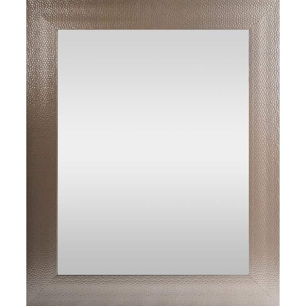28.5 in. W x 34.5 in. H Brown Vanity Mirror