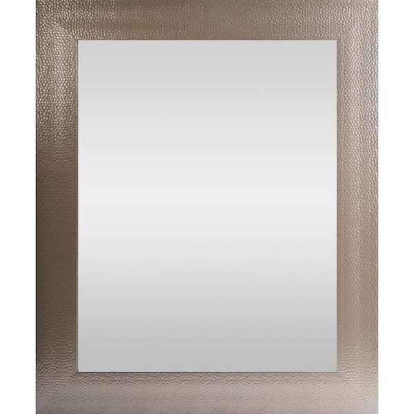 Home Decorators Collection 28.5 in. W x 34.5 in. H Brown Vanity Mirror