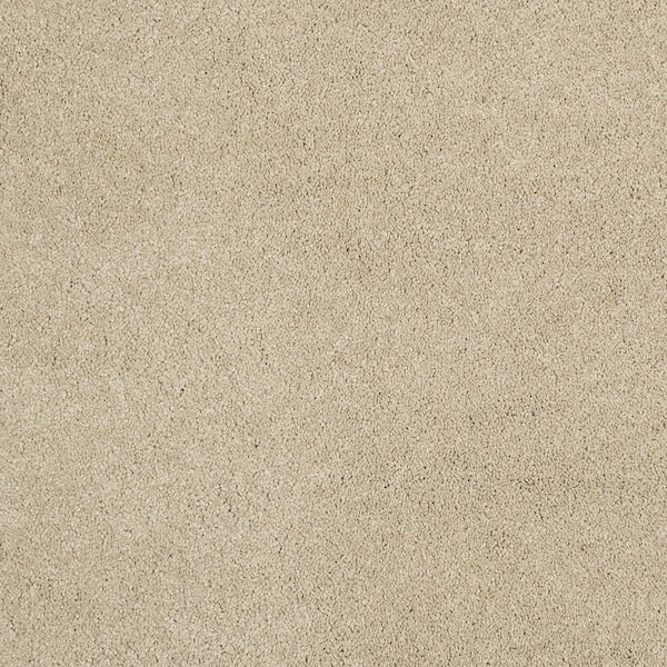 Lifeproof Coral Reef I - Aged Silk - Beige 65.5 oz. Nylon Texture Installed Carpet