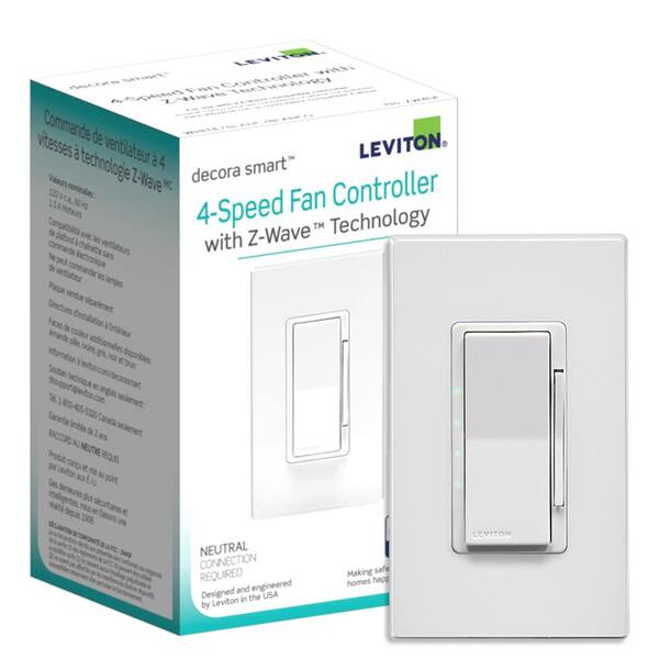 Leviton Decora Smart 4Speed Fan Controller with ZWave Technology