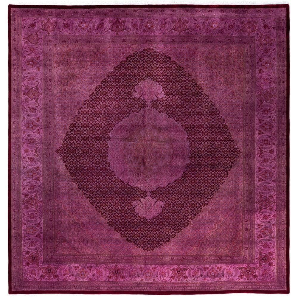 Fine Vibrance Purple 8 X 10 Hand Knotted Wool Indoor Area Rug price history on PriceWatchPro
