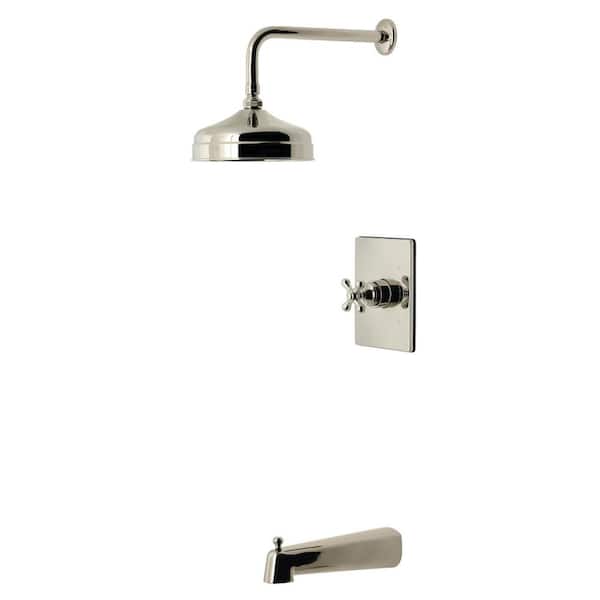 Revival 1-Handle 1-Spray Tub and Shower Faucet 1.8 GPM in Polished Nickel