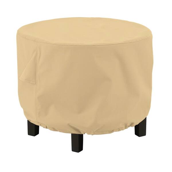 Classic Accessories Terrazzo 24 In Dia X 20 H Round Ottoman Coffee Table Cover 55 909 022001 Ec Round Ottoman Coffee Table Cover, Small Round Ottoman Cover