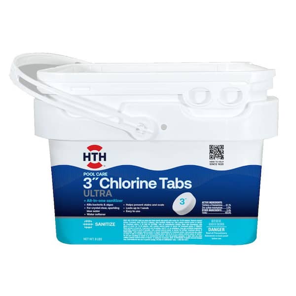 HTH 42056 8 lbs. 3 in. Chlorinating Tabs Ultra - 1