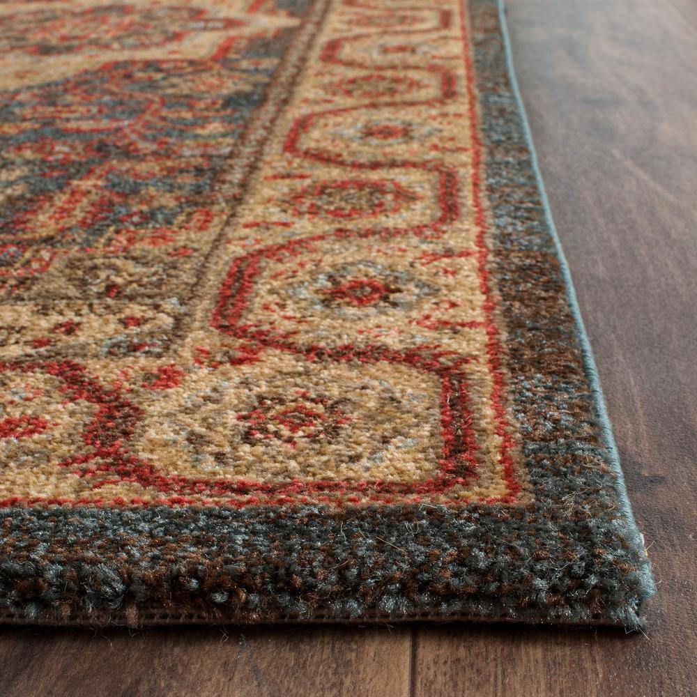Mahal MAH656 Power Loomed Indoor Runner Rug - Navy/Natural - 2'2"x6' - Safavieh.