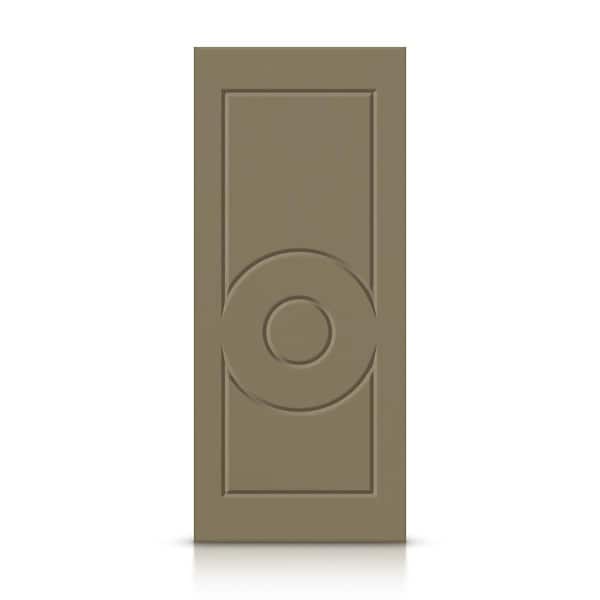 CALHOME 42 in. x 96 in. Hollow Core Olive Green Painted Composite MDF Interior Door Slab