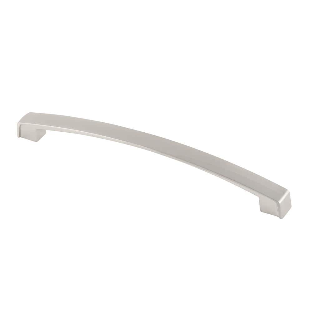 Brushed Nickel Modern Cabinet and Drawer Pull Handle