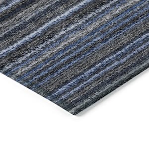 Chantille ACN598 Blue 5 ft. x 7 ft. 6 in. Machine Washable Indoor/Outdoor Geometric Area Rug