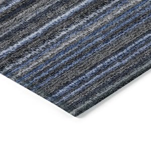 Chantille ACN598 Blue 8 ft. x 10 ft. Machine Washable Indoor/Outdoor Geometric Area Rug