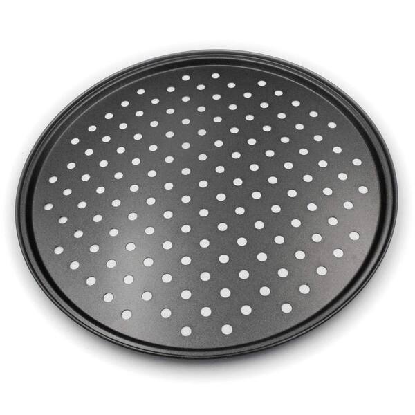 12 in. Nonstick Pizza Pans, Carbon Steel Pizza Pan with Holes, Pizza Baking Pan for Oven Baking Supplies, for Kitchen