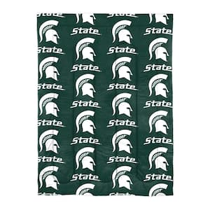 Michigan State Spartans 4-Piece Multi Colored Twin Size Polyester Bed In a Bag Set