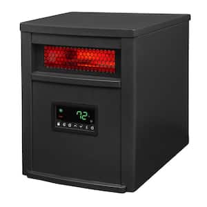16.5 in. L 1500-Watt 8-Element Infrared Electric Portable Baseboard Heater with Remote Control Thermostat Timer