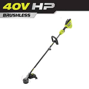 40V HP Brushless 16 in. Attachment Capable Cordless Battery Carbon Fiber Shaft String Trimmer (Tool Only)