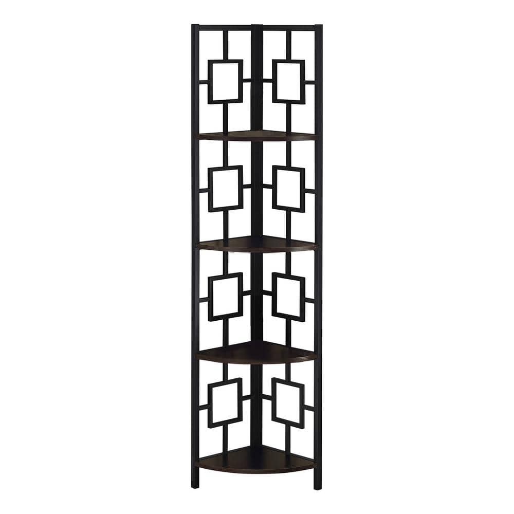 Espresso Corner Bookcase