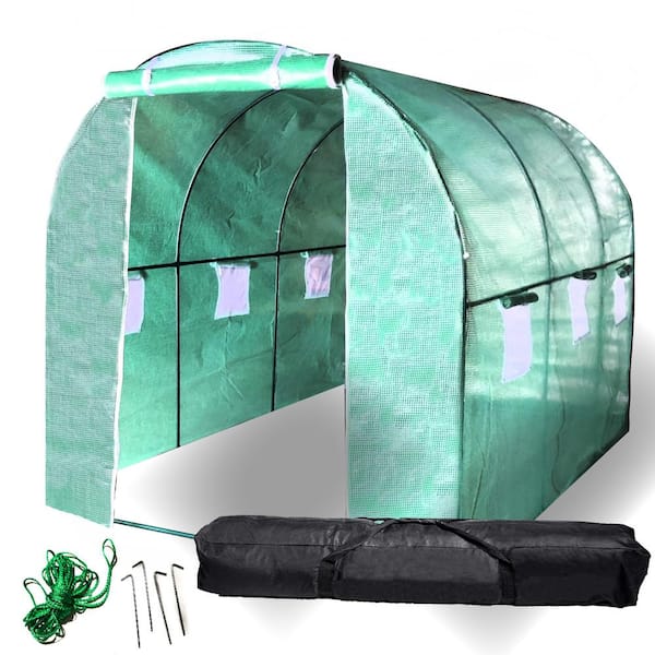 BACKYARD EXPRESSIONS PATIO · HOME · GARDEN Backyard Expressions 118 in. x 79 in. x 79 in. Tunnel Greenhouse with Carry/Storage Bag