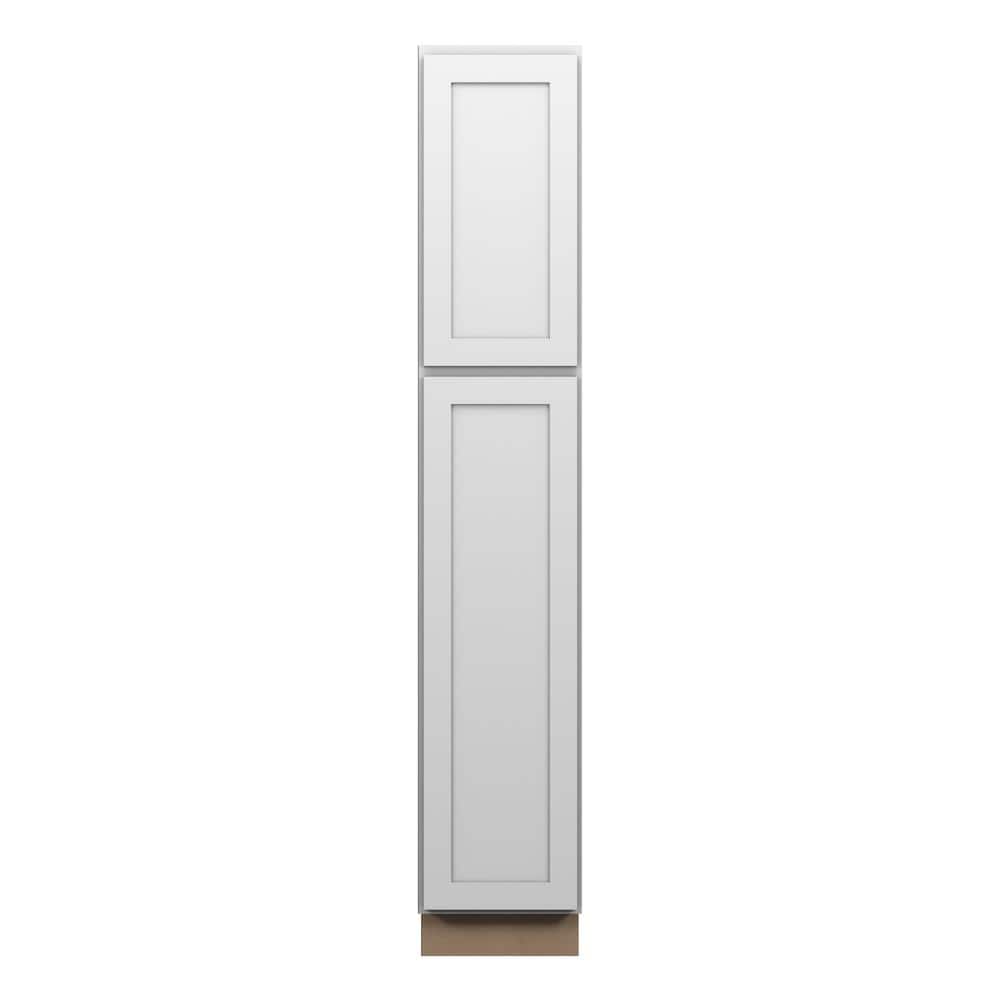 Bedford Shaker 15 in. W x 84 in. H x 24 in. D in Painted White Plywood Asse
