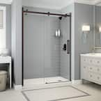 MAAX Utile Metro 32 in. x 60 in. x 83.5 in. Right Drain Alcove Shower ...