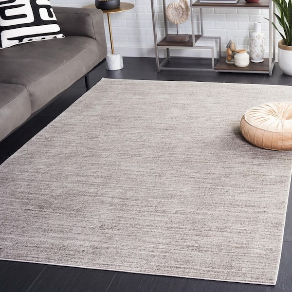 Dune Gray/Gray 8 ft. x 10 ft. Machine Washable Abstract Striped Area Rug