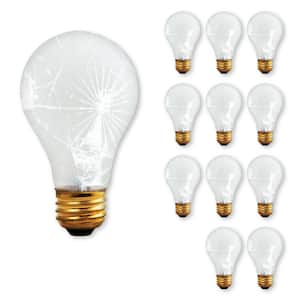 120 bulbs * A19 60 watt 120 volt frosted incandescent medium base light bulb 