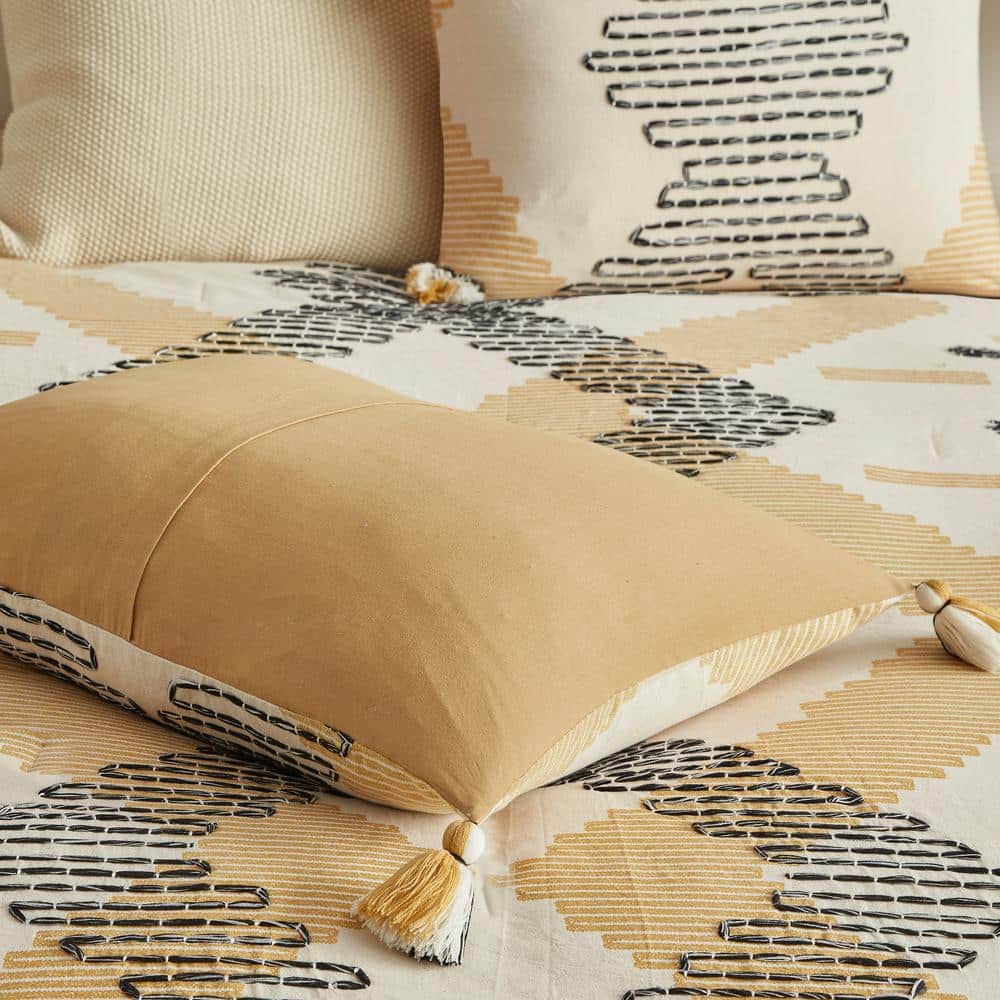 King Gray Cotton Down Alternative Reversible Comforter Set