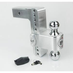 Weigh Safe 180 Hitch CTB6-2.5 6 in. Drop Hitch, 2.5 in. Receiver 18,500 ...