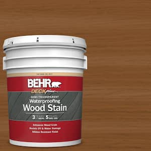 5 gal. #ST-115 Antique Brass Semi-Transparent Waterproofing Exterior Wood Stain