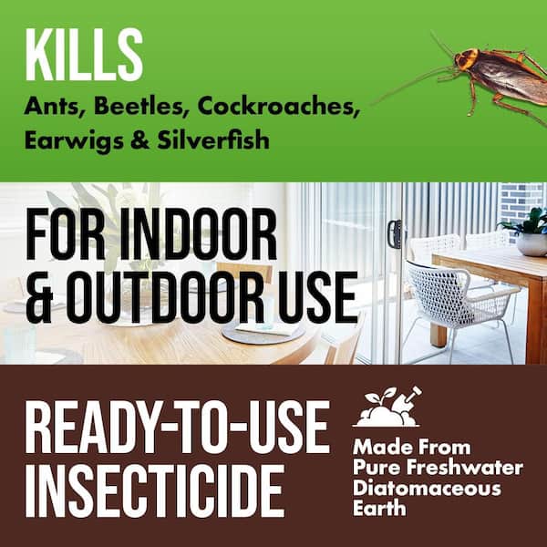 4 lbs. (64 oz.) Diatomaceous Earth Crawling Insect Killer for Pest Control