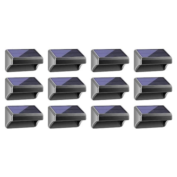 Solar Fence Lights with 8-Colors, 4-Modes, Long Lighting Time for Backyard, Patio, Wall, Pool, Railing, Stair Handrail