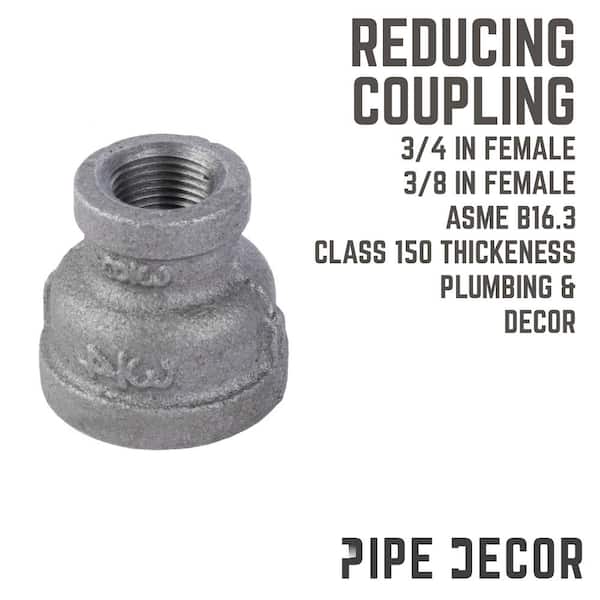 Ward 4” To 3” Black Iron Pipe Reducer Details about   J.P 