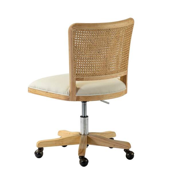 rattan task chair