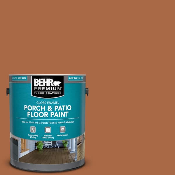 1 gal. #PPU3-16 Maple Glaze Gloss Enamel Interior/Exterior Porch and Patio Floor Paint