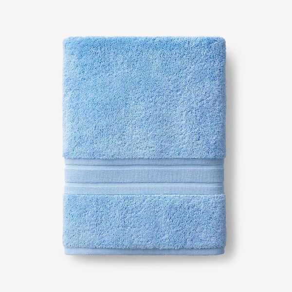 Company Cotton Blue Water Solid Turkish Cotton Bath Towel