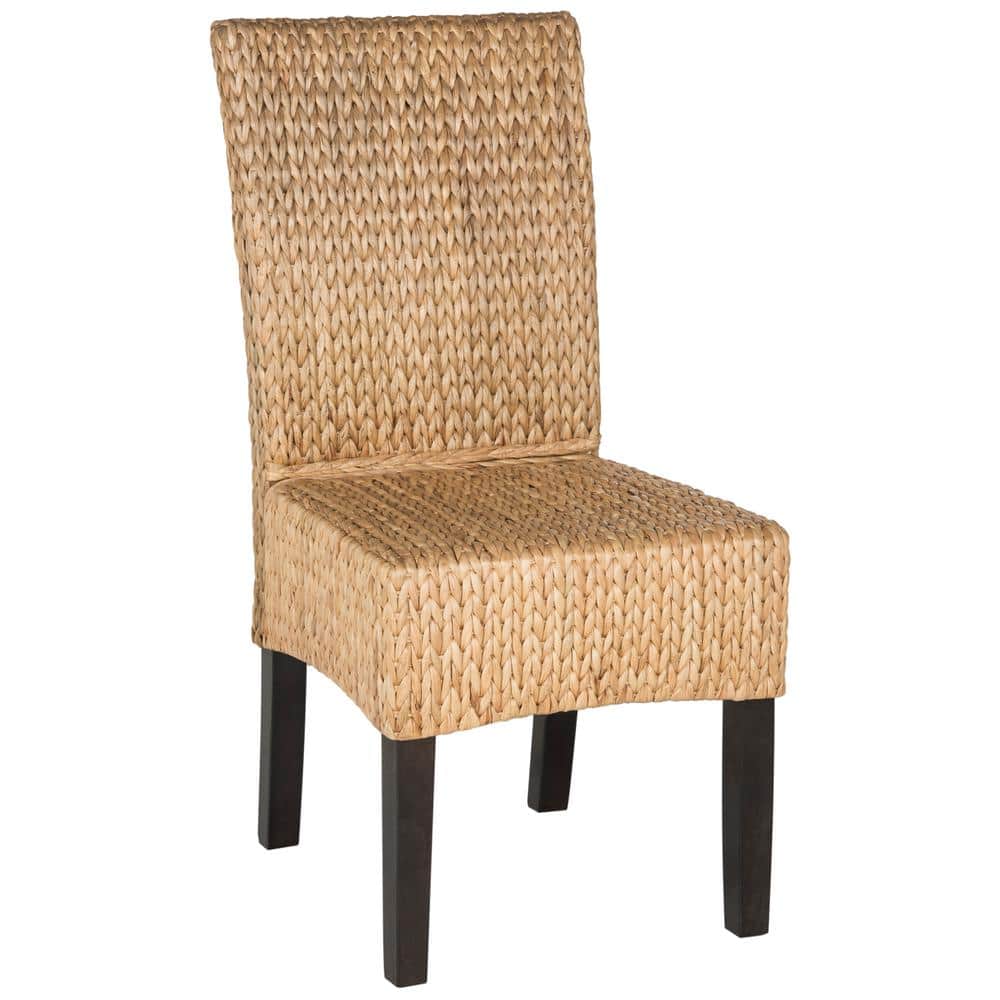 Luz Natural Wicker and Wood Side Chair Set