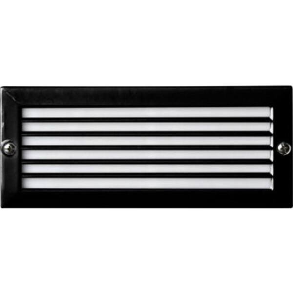 Filament Design Ashler 1-Light Black Outdoor Recessed Step Light