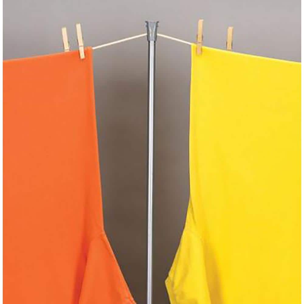 85" Silver Telescoping Steel Clothesline Prop