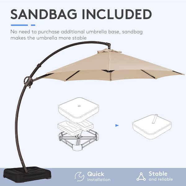 13 patio umbrella cover Patio Umbrella Cover w/ Zipper Rod Portable Bag