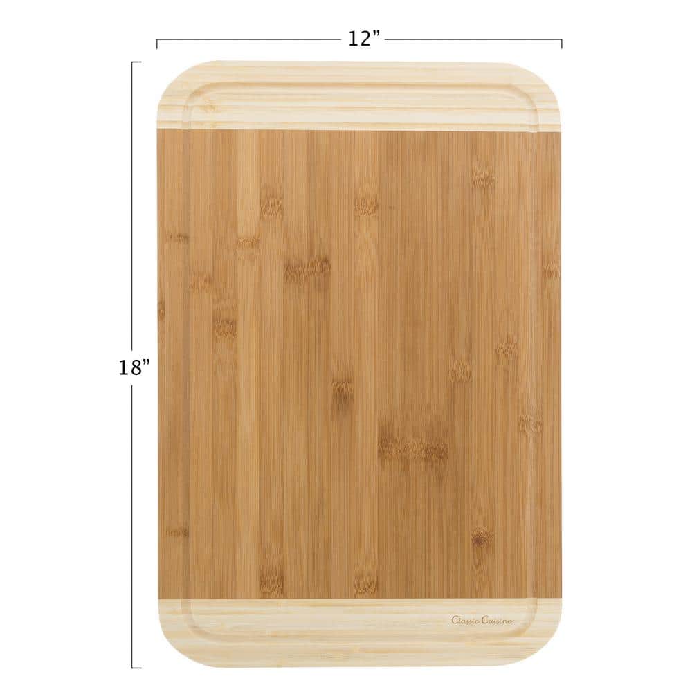Wooden 2-Tone Cutting Board - thumbnail 4