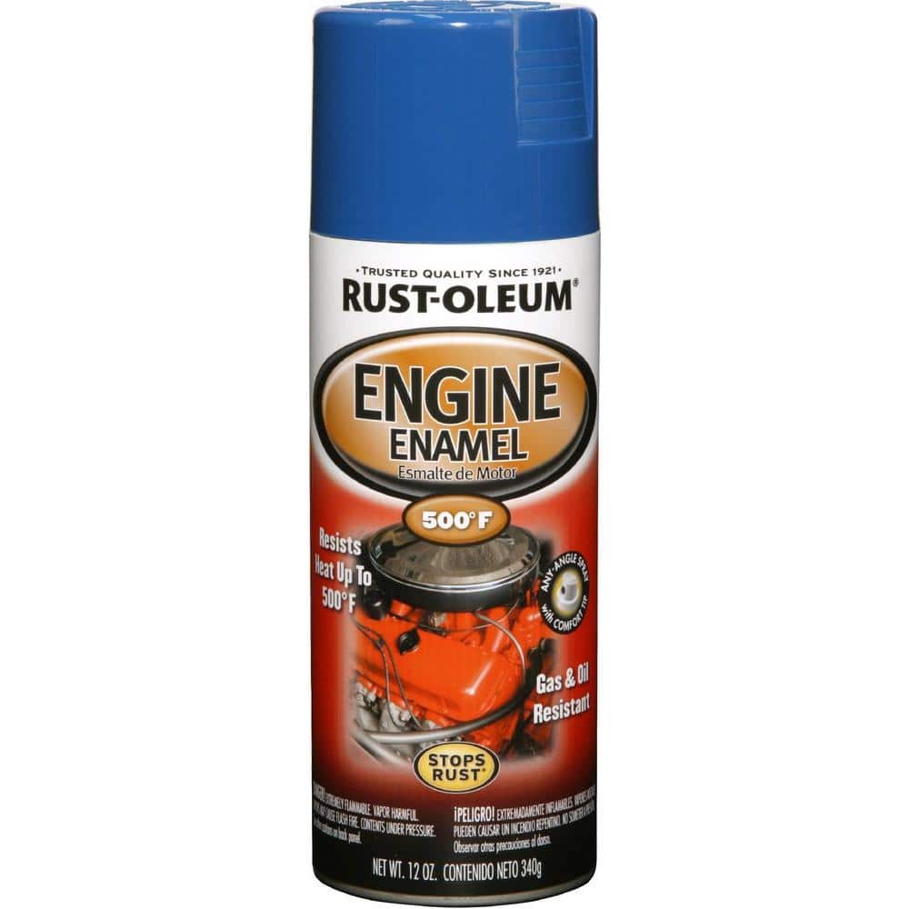 12　Spray　Engine　Home　oz.　Blue　The　Paint　Semi-Gloss　Depot　Ford　(6-Pack)　Enamel　248945　Rust-Oleum　Automotive