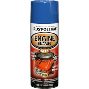 12 oz. Semi-Gloss Ford Blue Engine Enamel Spray Paint (6-Pack)