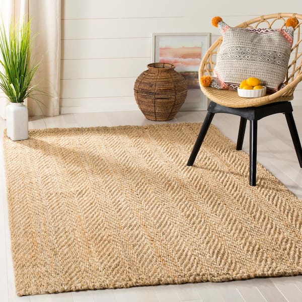 Natural Fiber Beige Doormat 2 ft. x 3 ft. Solid Area Rug