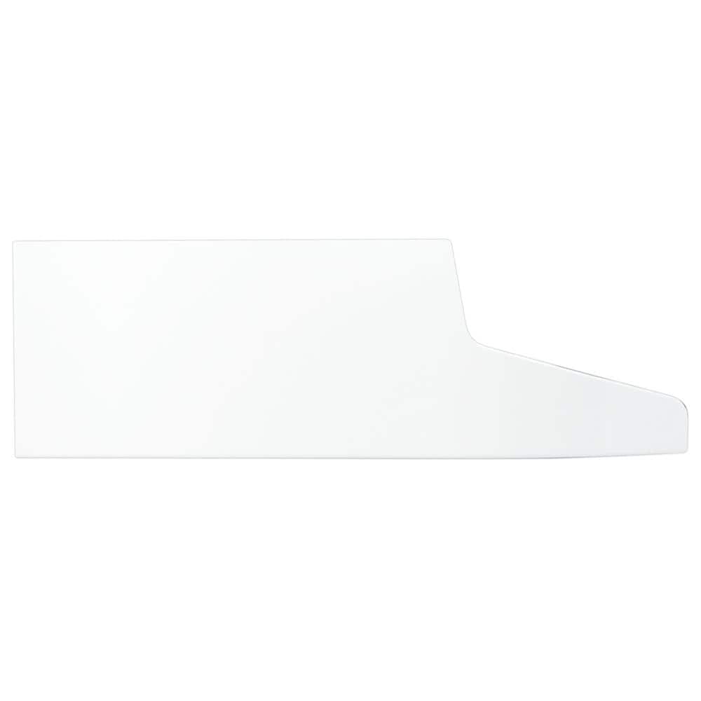 White 24-Inch Convertible Under Cabinet Range Hood with Light
